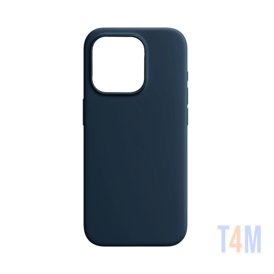 Silicone Case for Apple iPhone 14 Pro Dark Blue